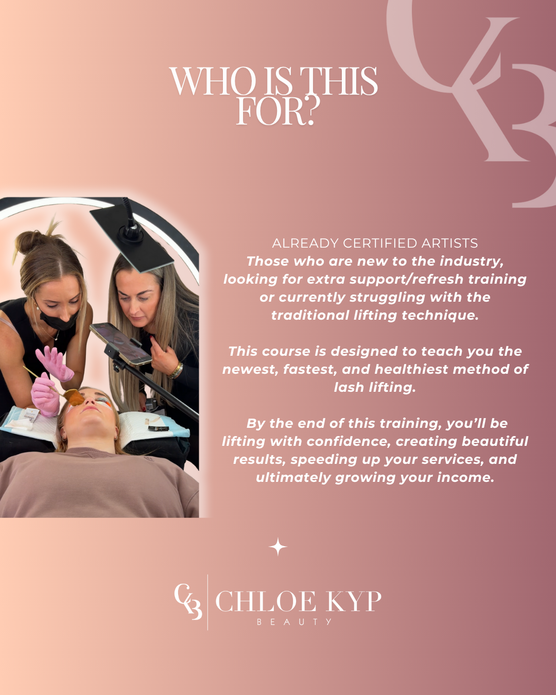 1 DAY IN PERSON KOREAN LASH LIFT COURSE