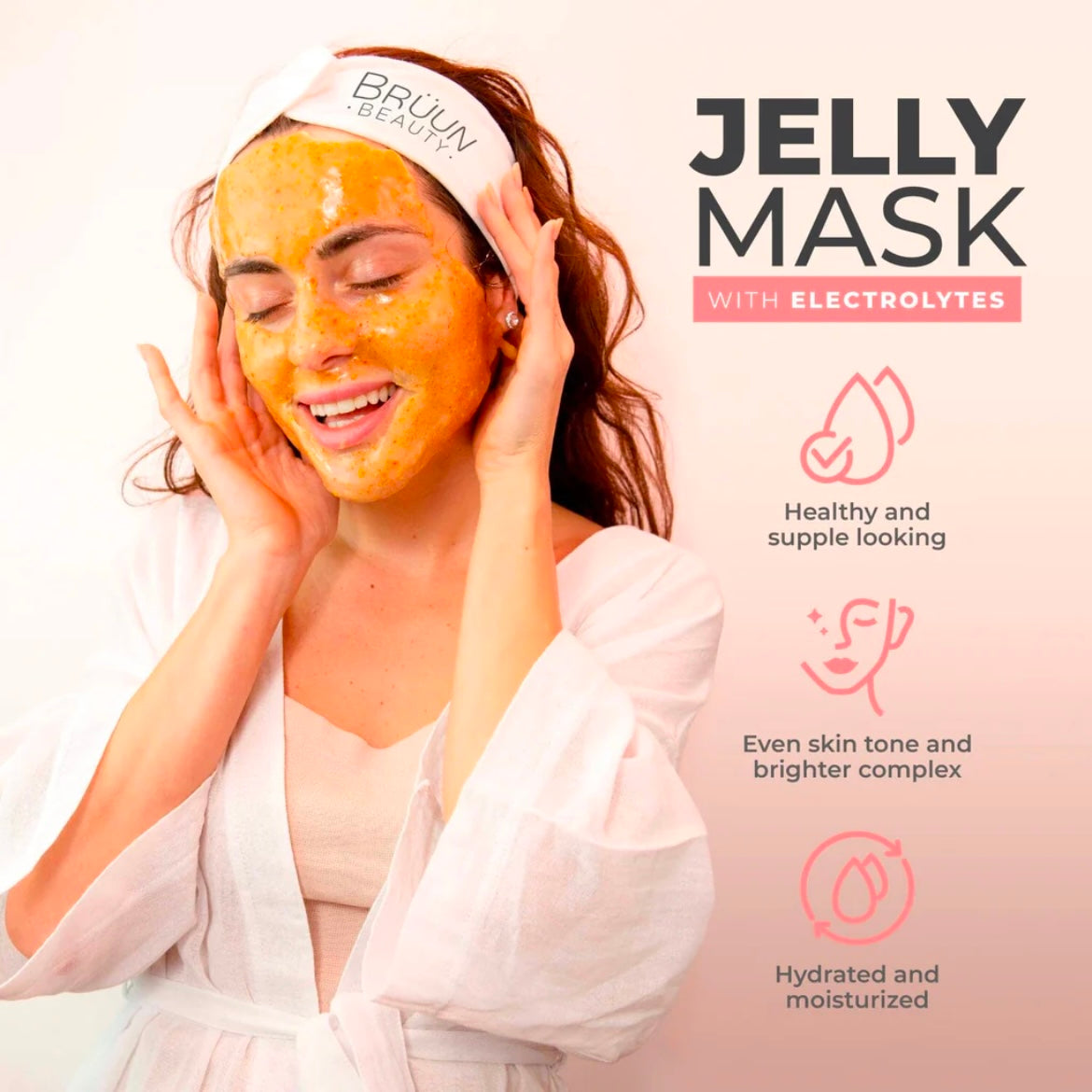 BRUUN BEAUTY - JELLY MASK WITH ELECTROLYTES