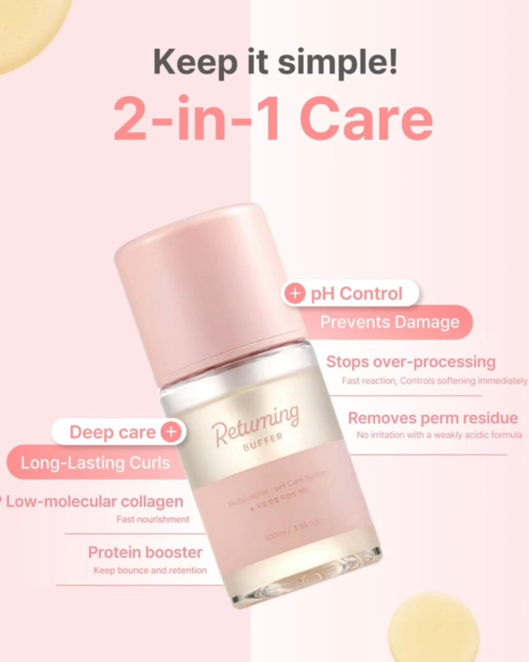 SALON JIEUN RETURNING BUFFER - pH BALANCER (PROFESSIONAL-USE ONLY) - 100ml