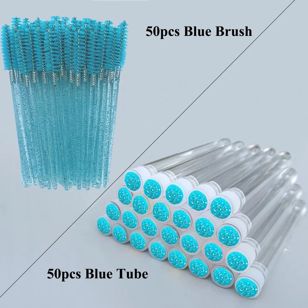 50x REUSABLE LASH/BROW SPOOLIE BRUSH IN TUBE