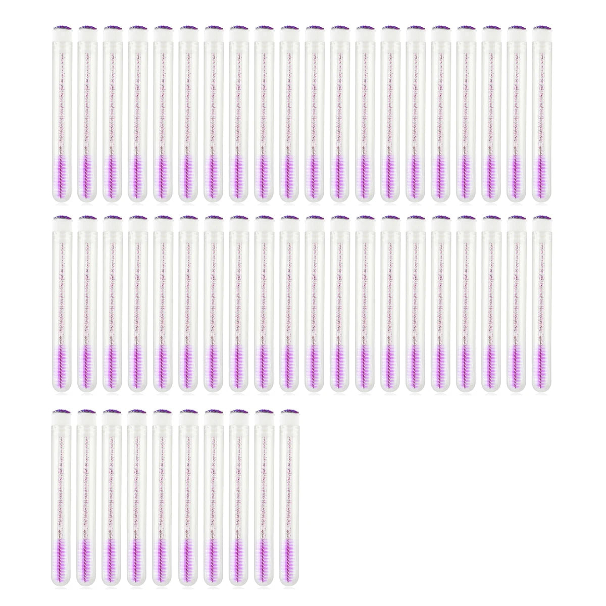 50x REUSABLE LASH/BROW SPOOLIE BRUSH IN TUBE