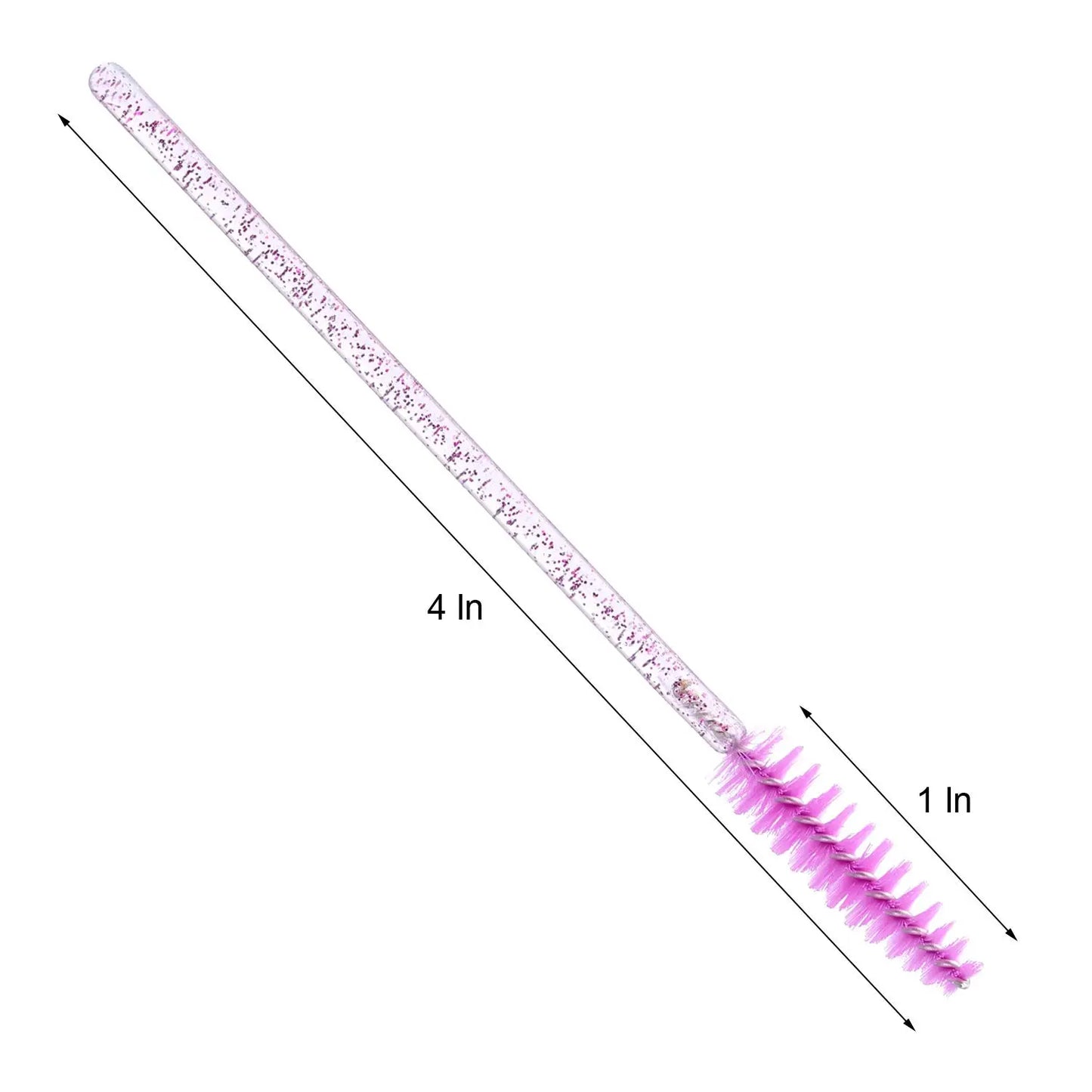 500x DISPOSABLE MASCARA WANDS/SPOOLIES