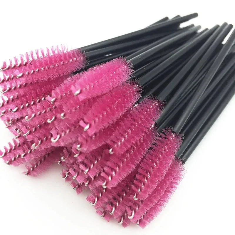 500x DISPOSABLE MASCARA WANDS/SPOOLIES