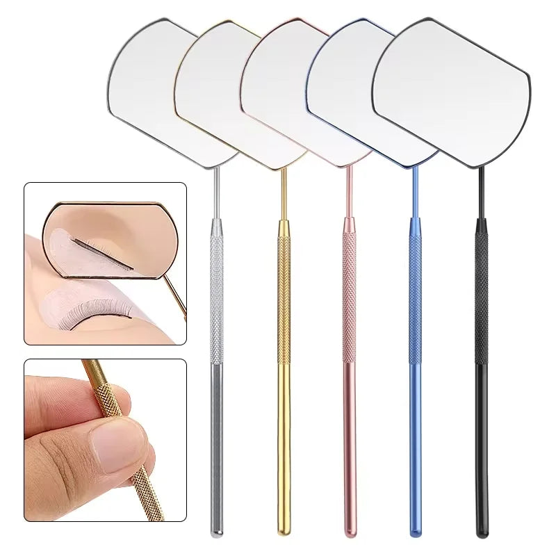 STAINLESS STEEL LASH MIRROR (x1)
