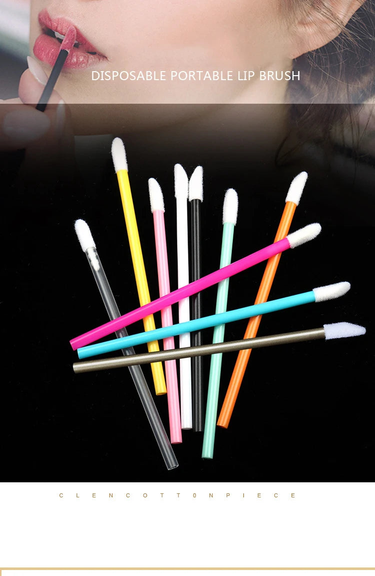 50x DISPOSABLE LIP WANDS